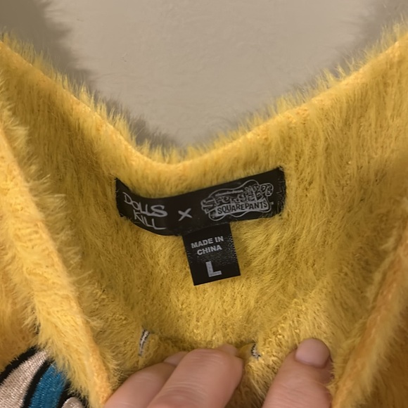 SPONGEBOB SOAK UP MY LOVE DRESS AND SHRUG SET L - Picture 4 of 8